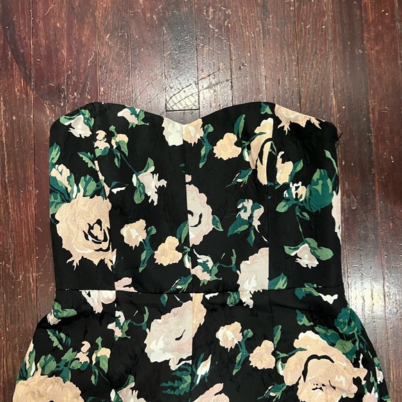 NWT Club Monaco Silk and Wool Floral wide leg Jumpsuit - Picture 4 of 12